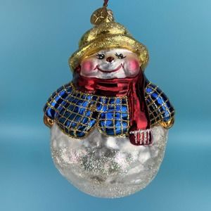 Radko CHILLY BALL Christmas Ornament 02-0761-0 SNOWMAN